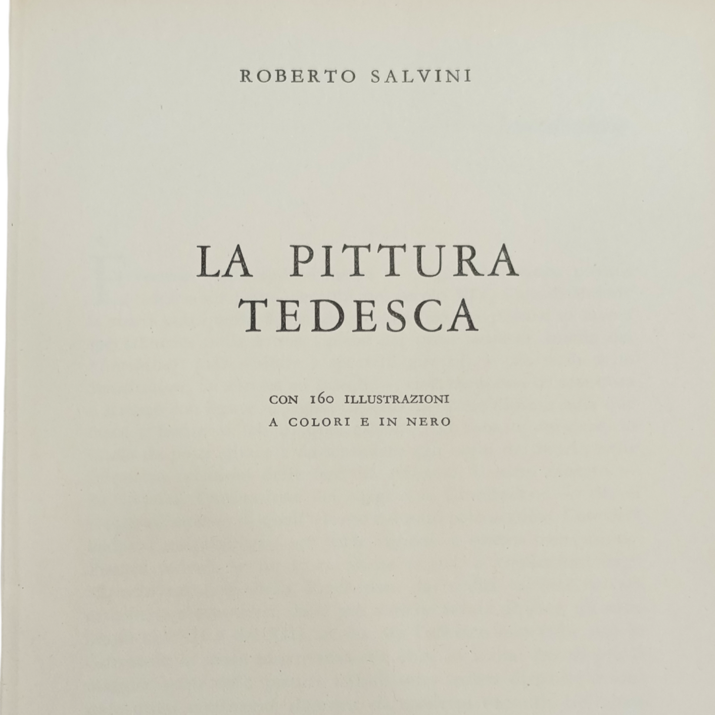 La Pittura Tedesca di Roberto Salvini