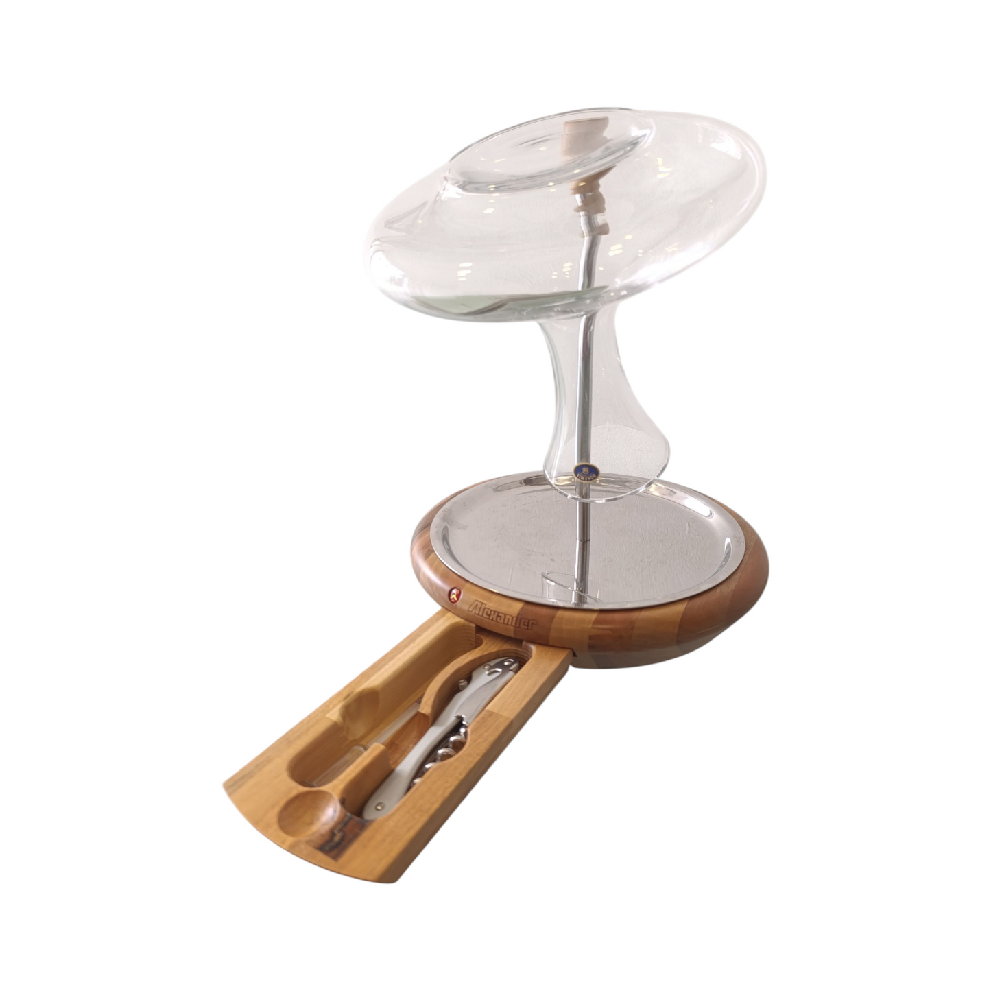 Decanter Con Base e Accessori Somellier