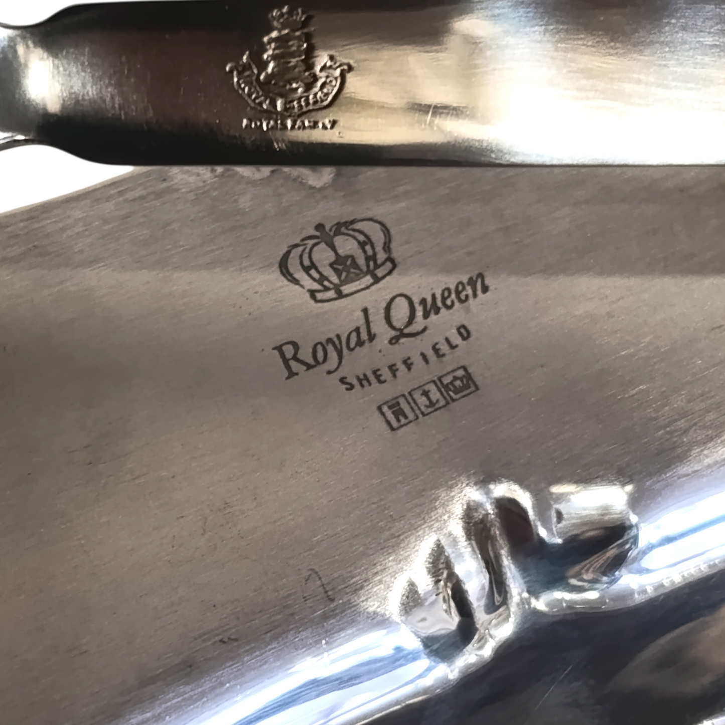 Set Scrivania Royal Queen Sheffield Silver Plate