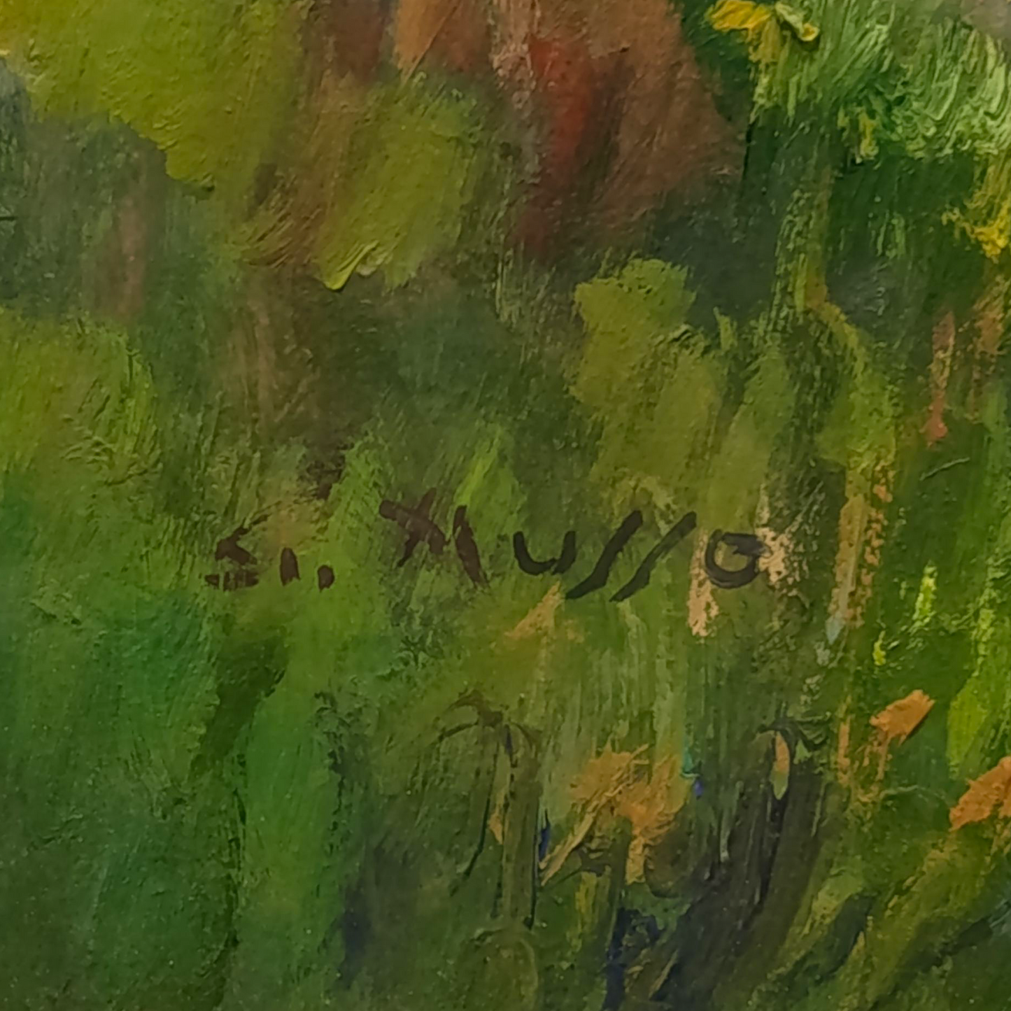 Dipinto Olio Su Tela Di Walter Musso