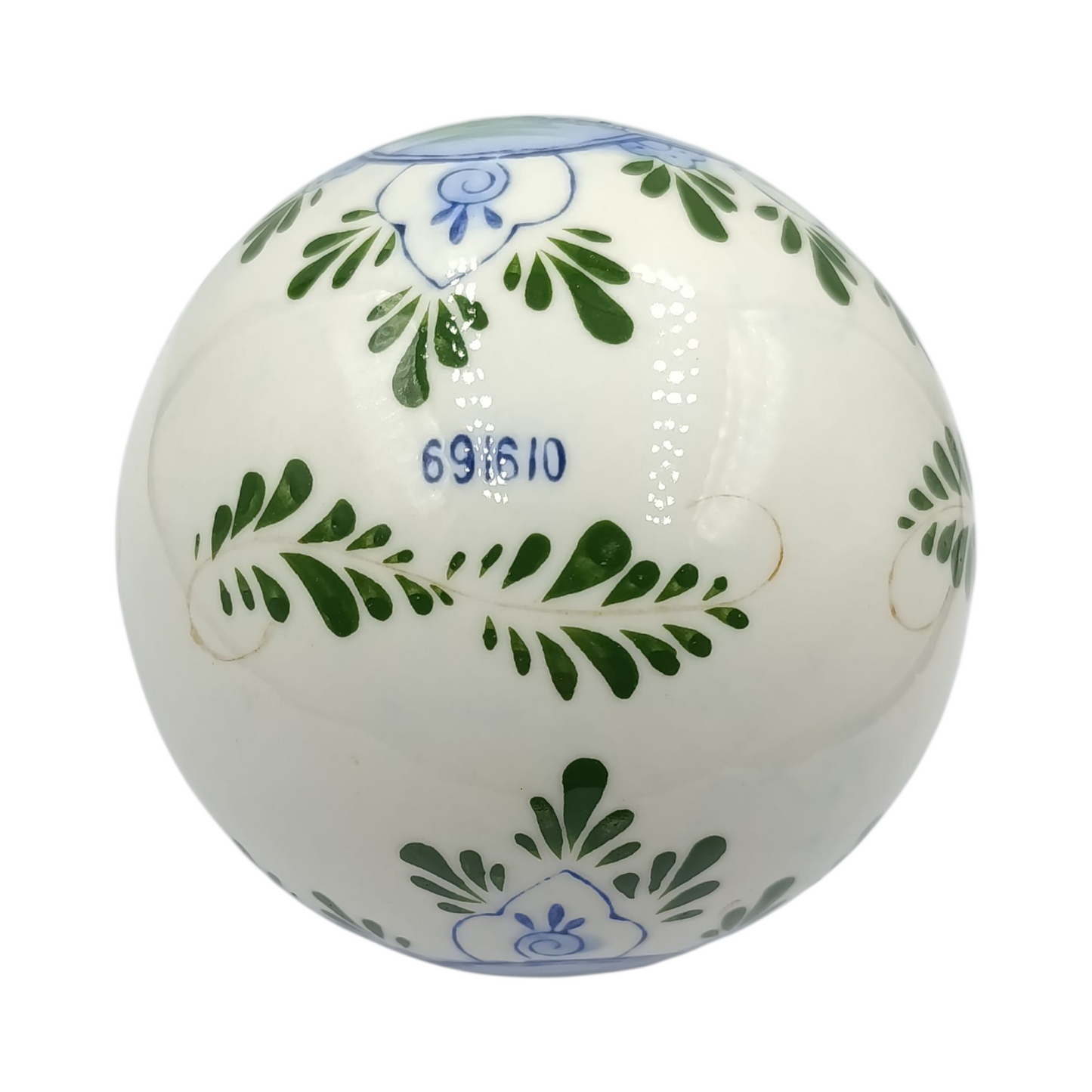 Decorazione Palla Di Natale Grande Ceramica Delft Mulini
