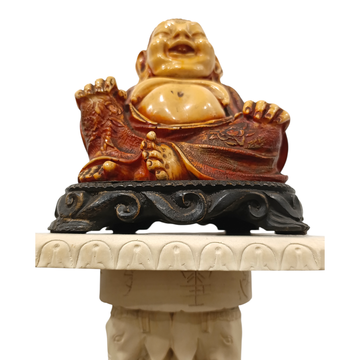 Statua Budda Sorridente Vintage