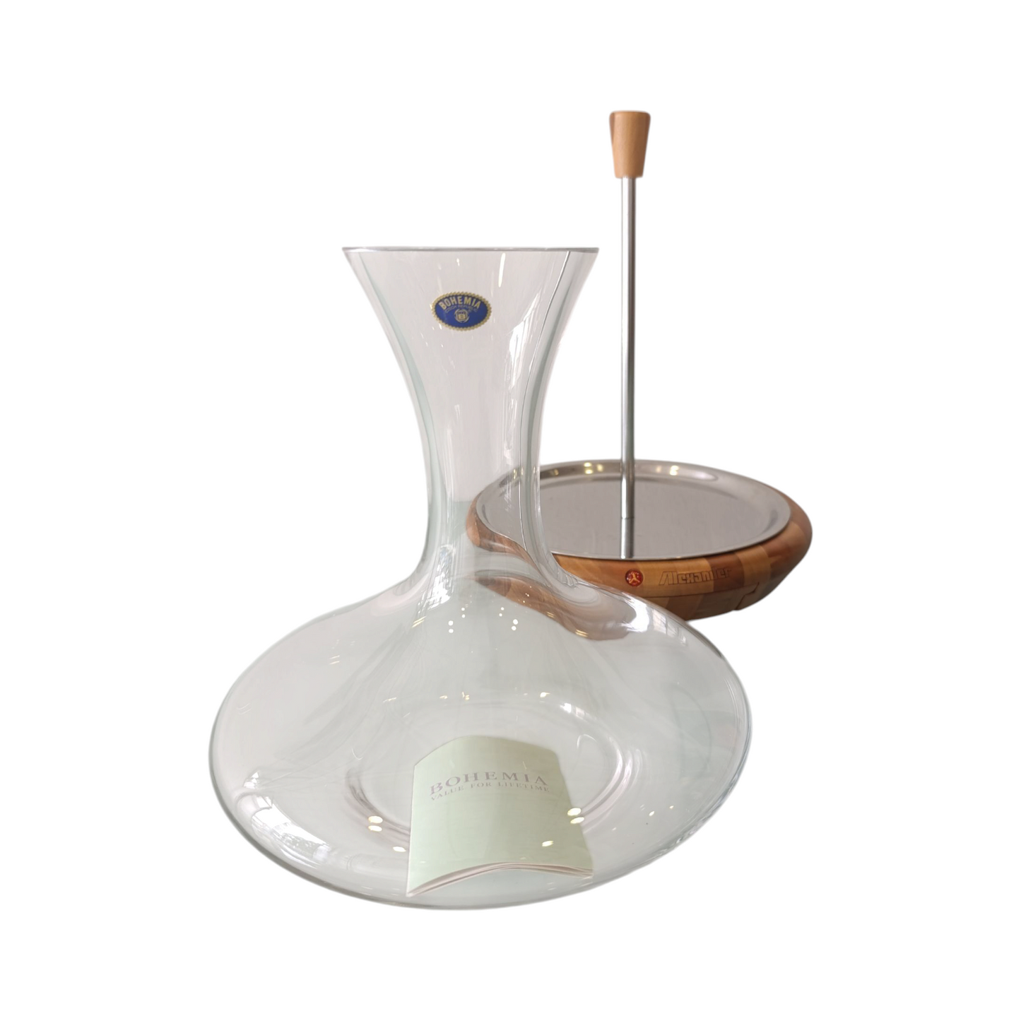 Decanter Con Base e Accessori Somellier