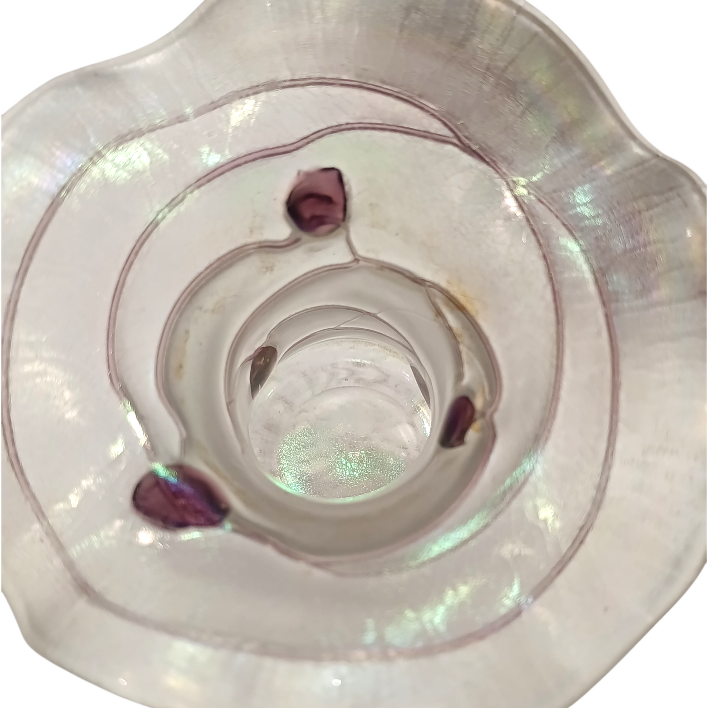 Vaso Poschinger Vetro Iridescente
