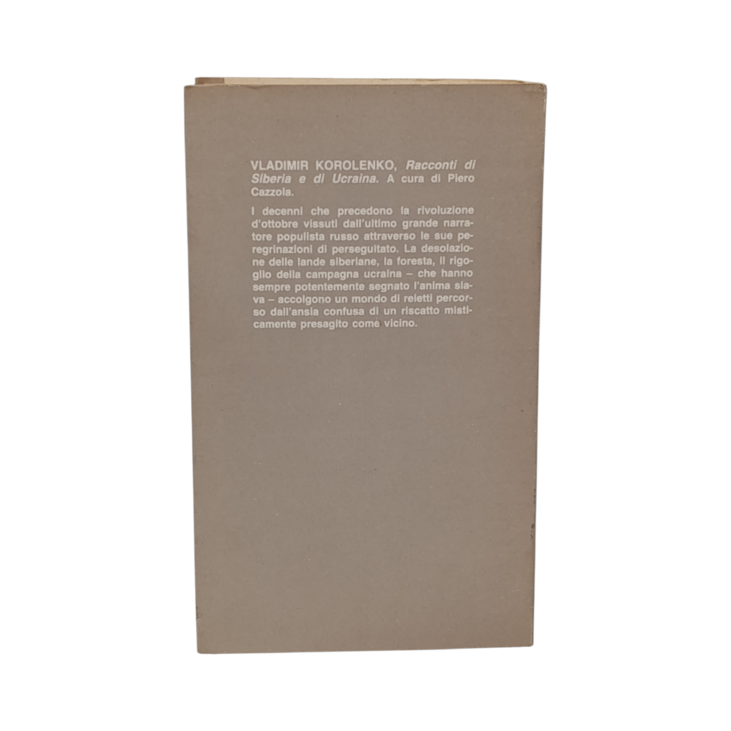 Racconti Di Siberia E Di Ucraina di Vladimir Korolenko