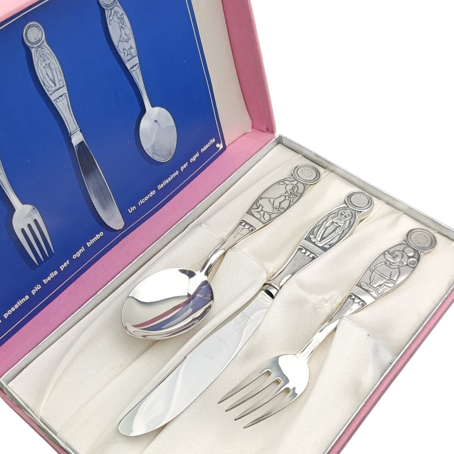 Set Posate Disney Bimbo Argento
