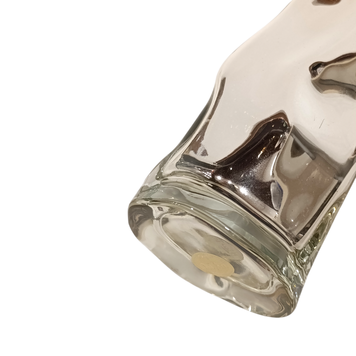 Vaso Vetro Borosilicato Argento Riflettente