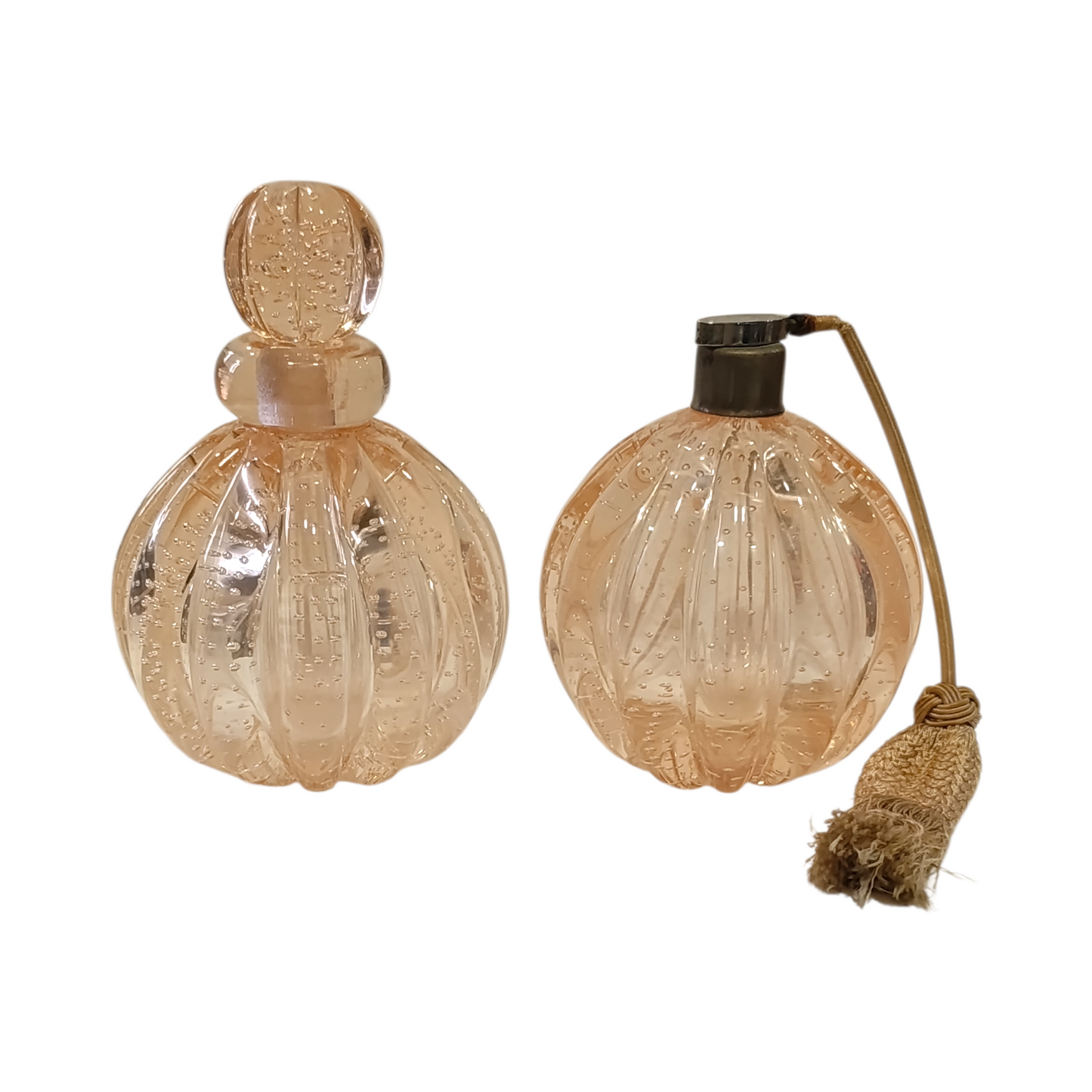 Murano Barovier Set Boccetta Portaprofumo e Vaporizzatore