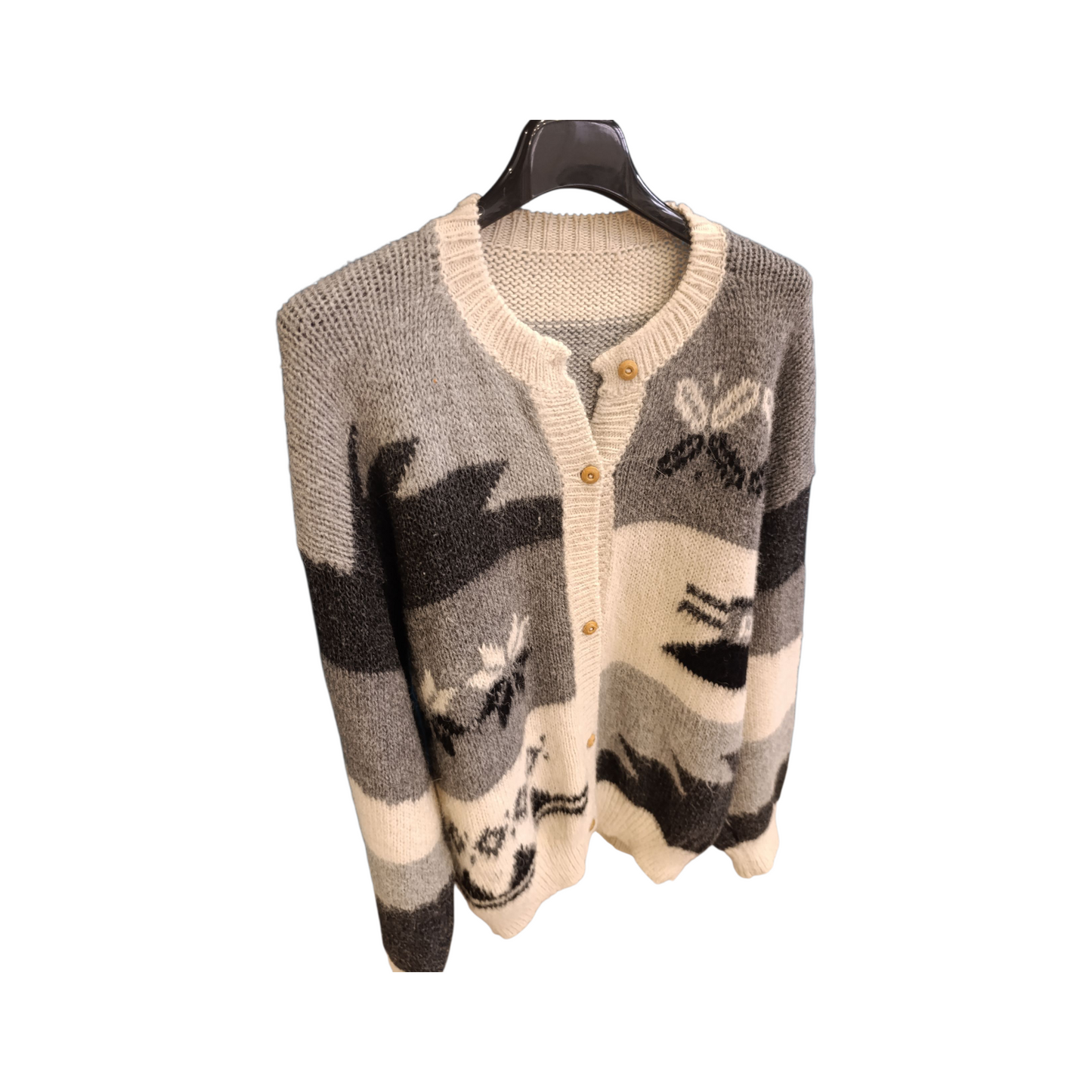 Cardigan Donna Vintage Lana Natalizio