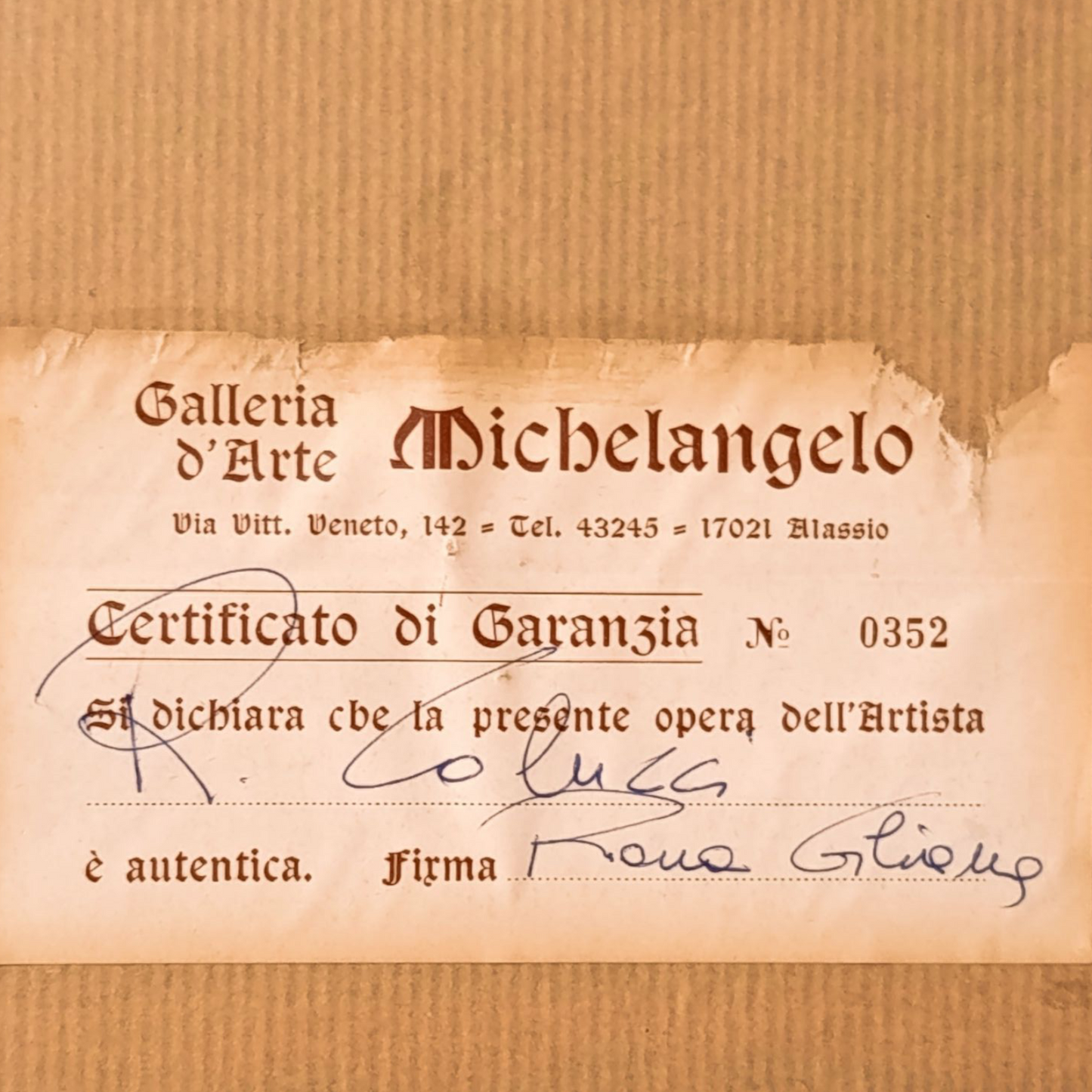 Dipinto Olio Su Tela Di Riccardo Colucci